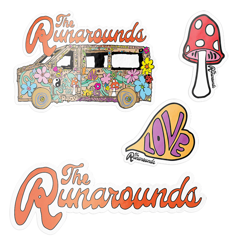 The Runarounds Sticker Set