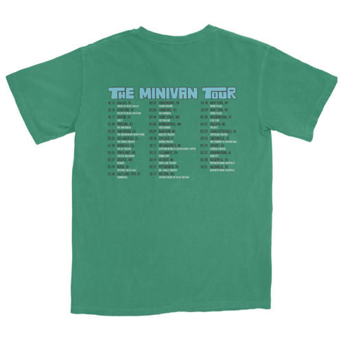 2026 The Minivan Tour Green T-Shirt