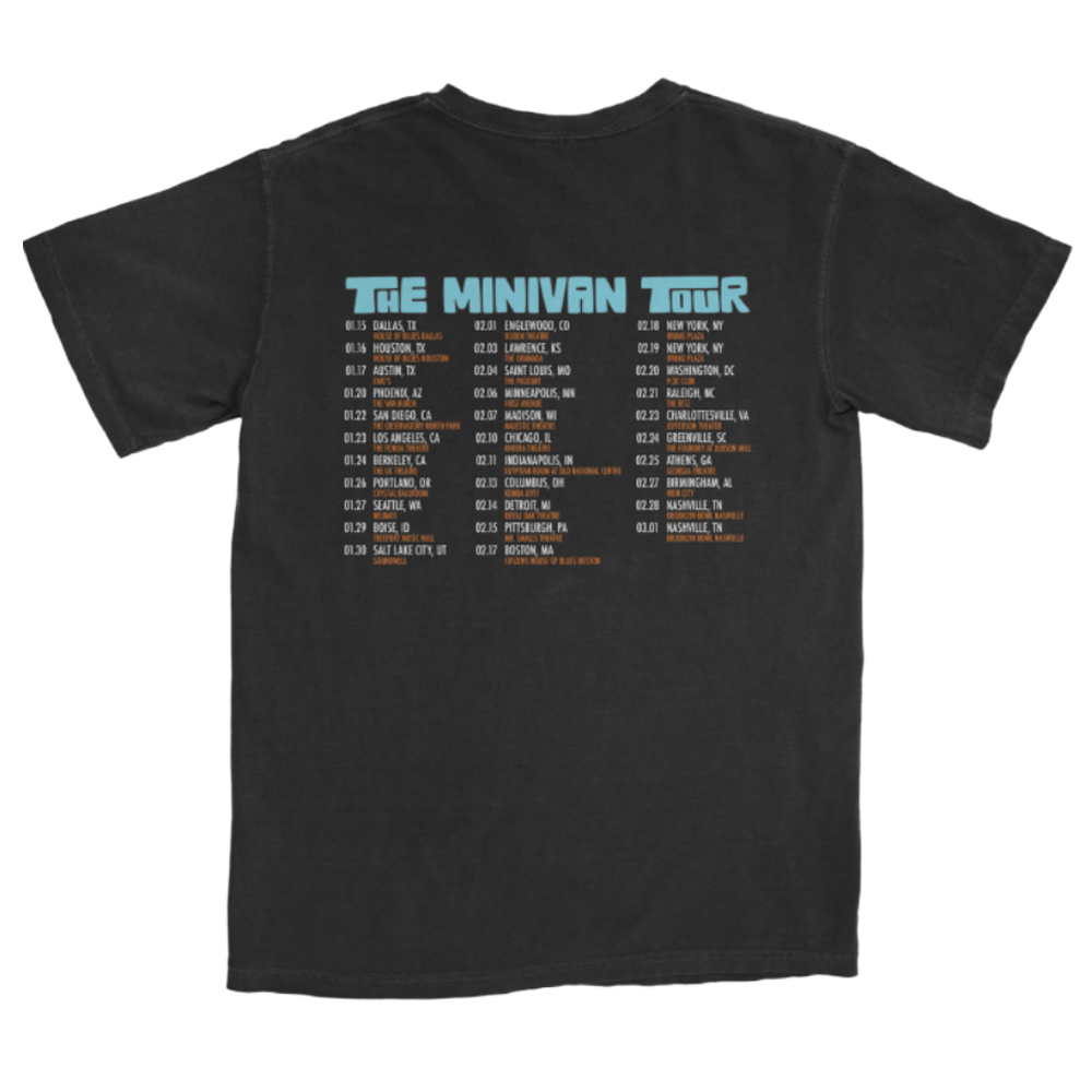 2026 The Minivan Tour Black T-Shirt