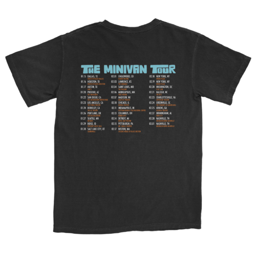 2026 The Minivan Tour Black T-Shirt